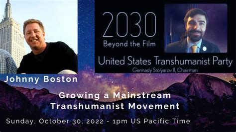 Johnny Boston Interviews Gennady Stolyarov II on Growing a Mainstream Transhumanist Movement ...