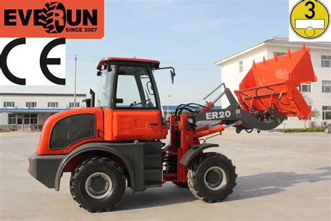 Everun Brand Ce Approved Ton Front End Loader China Mini Wheel