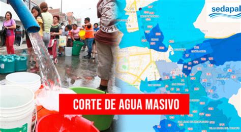 Corte De Agua Masivo En Lima Ltimas Noticias