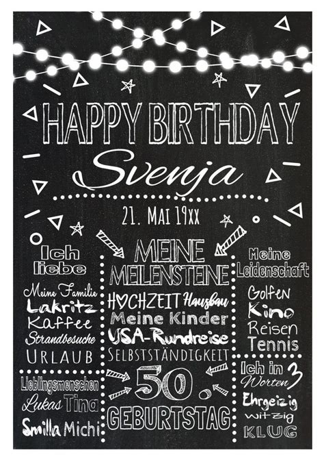 Meilensteintafel Chalkboard Geschenk 20 Geburtstag Personalisiert Mann