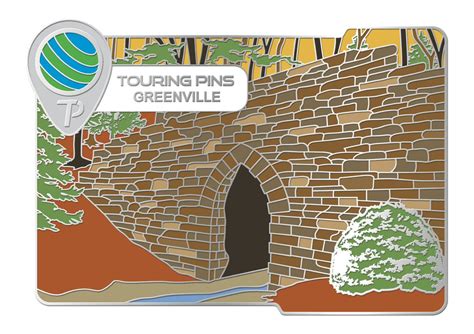 Greenville Touring Pin Gsp 0003 Poinsett Bridge