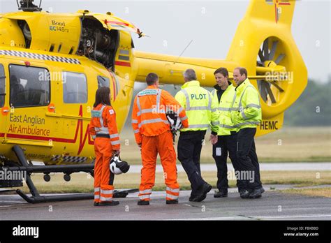 Prince William At Cambridge Airport On The First Day Of His New Job As