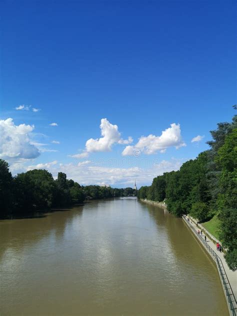 Po River In Turin Stock Photo Image Of River Alps 192027396