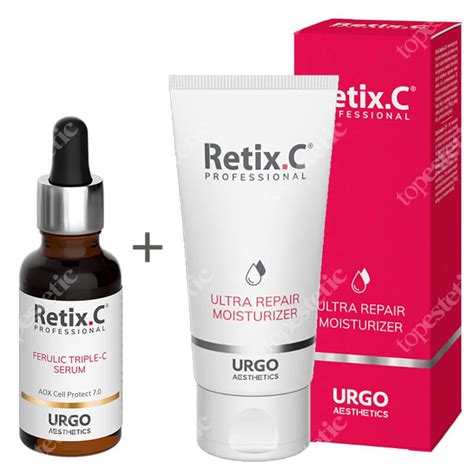 Retix C Ultra Repair Moisturizer Ferulic Triple C Serum ZESTAW