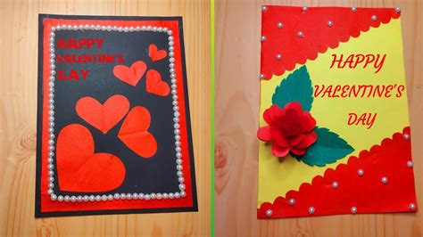 2 Diy Easy And Beautiful Valentines Day Greeting Card Homemade