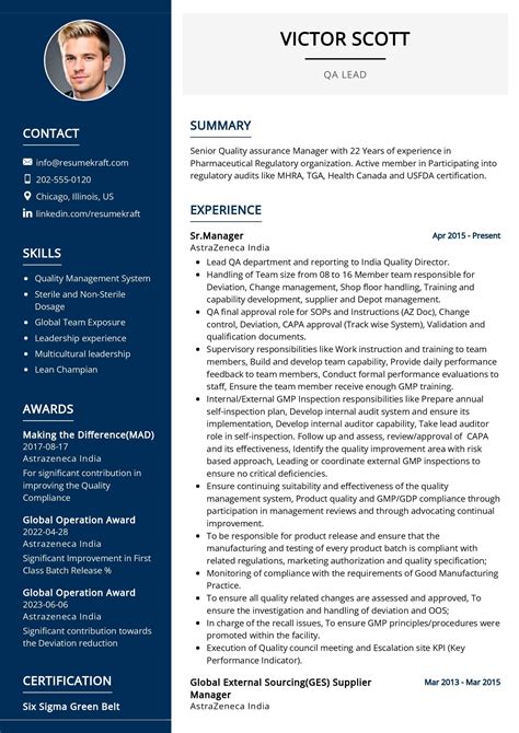 Qa Lead Resume Sample Hot Sex Picture