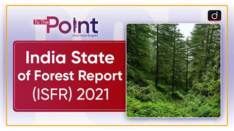 India State Of Forest Report ISFR 2021 To The Point Drishti IAS