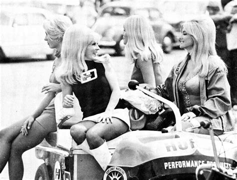 L To R Marsha Bennett June Cochran Nikki Phillips Linda Vaughn Linda Vaughn Racing Girl June