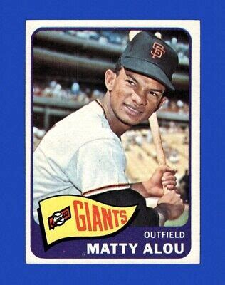 Topps Set Break Matty Alou Ex Exmint Gmcards Ebay