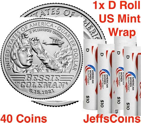 2023 D Jovita Idar Special US MINT Roll American Women Quarter Mexico