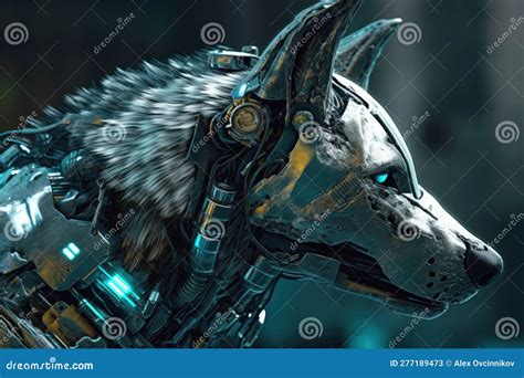 Robotic Wolf 3d Art Royalty Free Stock Image CartoonDealer 269987800