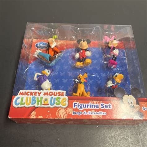 Mickey Mouse Clubhouse Figurine Set New In Box Disney Collection