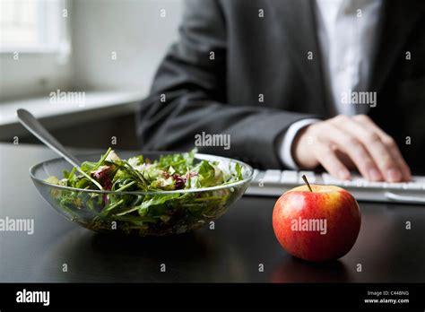 Healthy work lunch Stock Photo - Alamy