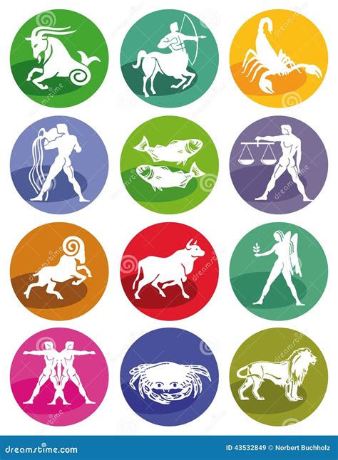 Astrological Zodiac Signs Stock Vector Image 43532849