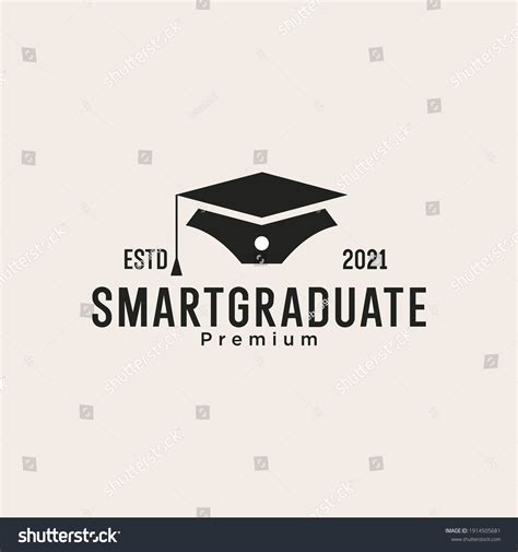 Smart Graduate Education Logo Icon Design Stock Vector Royalty Free