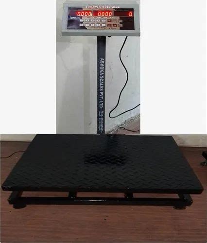 Stainless Steel Electronic Heavy Duty Platform Counting Scales For Weighing Capacity 80kg At