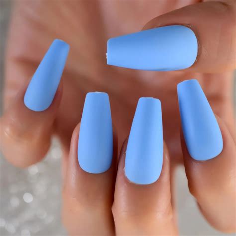 Pastel Blue Nails