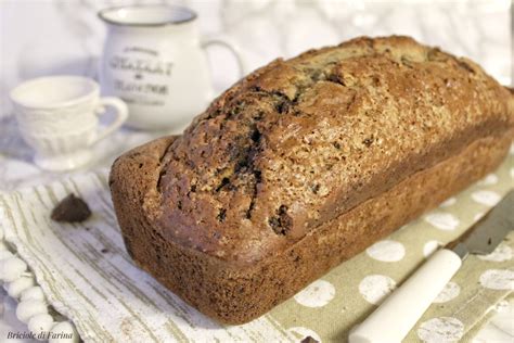 Plumcake Banane E Gocce Di Cioccolato Briciole Di Farina