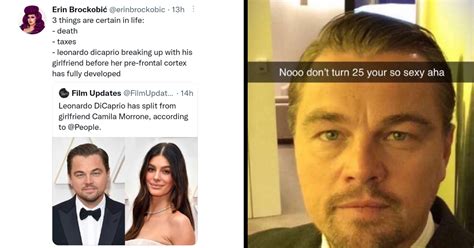 Twitter Reacts To Leonardo Dicaprio Breaking Up With Year Old