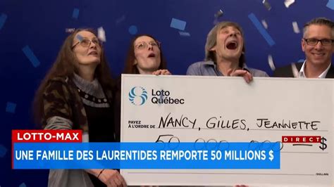 Loto Québec une famille des Laurentides reçoit un cadeau inespéré de