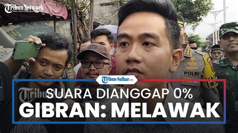 Gibran Sebut Ganjar Pranowo Ngelawak Dan Bingung Suara Pasangan 02