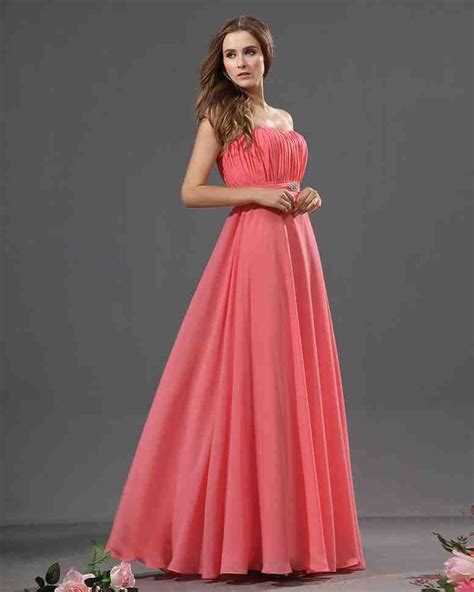 Salmon Color Dress For Wedding - jenniemarieweddings