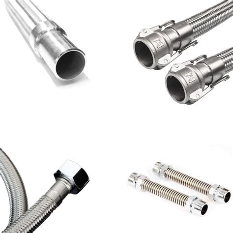 Stainless Steel Single Wire Braided Corrugated Flexible Metal Hose Pipe