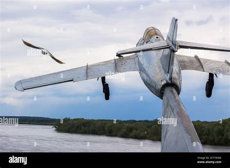 Old abandoned aircraft in the forest Stock Photo - Alamy