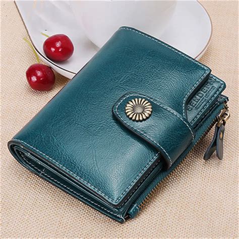 Sendefn Brand Fashion Women Wallet Genuine Leather Rfid Protection