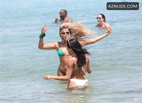 Antigoni Buxton Sexy Seen With Paige Thorne Showing Off Her Sizzling Bikini Body At Mykonos