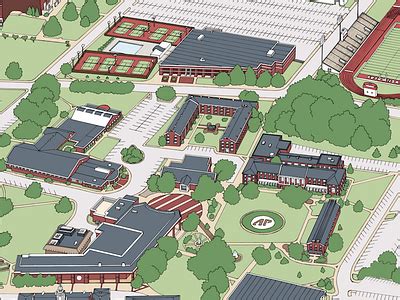 APSU Campus Map by Holly Carden on Dribbble