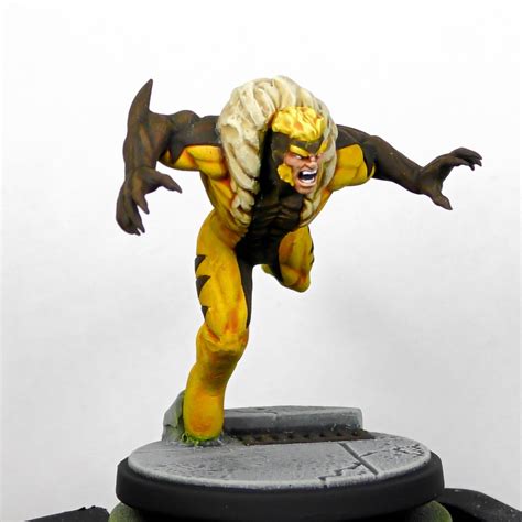 Marvel Crisis Protocol Wolverine And Sabertooth Miniatures Etsy México