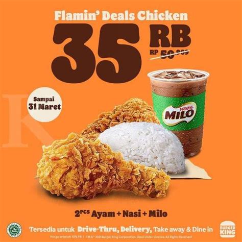 Katalog Promo Burger King Selasa 23 Maret 2021 Dapatkan 5 Ayam Dan 3