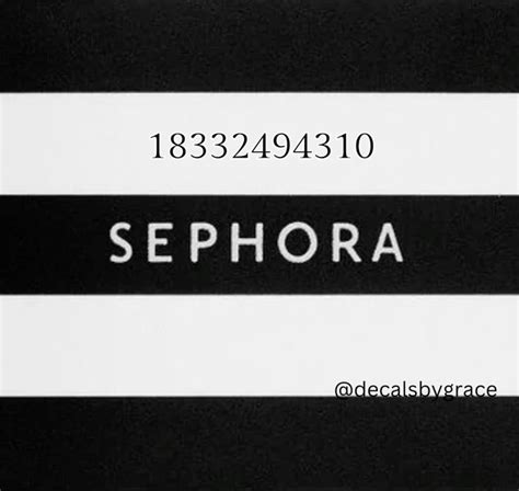 Sephora Decal Requested In 2024 Preppy Decal Bloxburg Decals Codes Aesthetic Bloxburg Decal