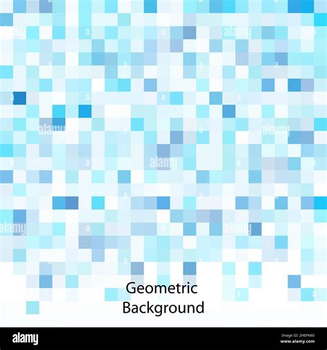 A Blooming Pixel Pattern Blue And White Pixel Background Vector