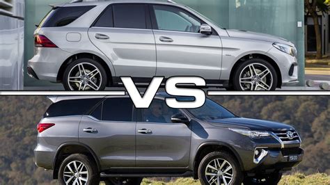 Mercedes Benz Gle Vs Toyota Fortuner Youtube