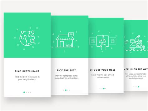 Onboarding Screens Restaurant App By Sumit Chakraborty On Dribbble