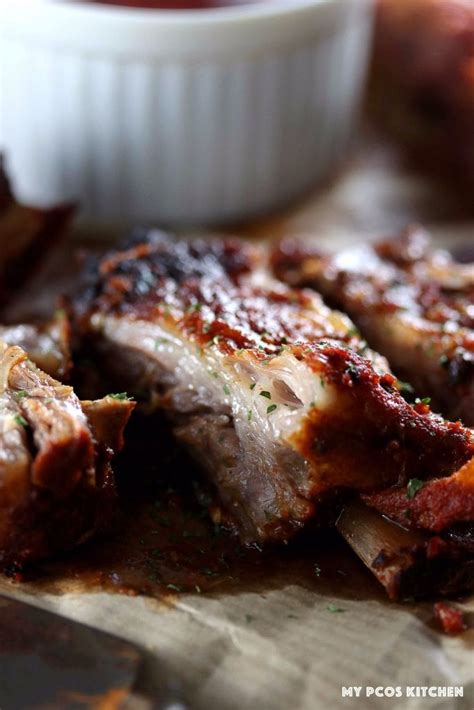 Smoky BBQ Low Carb Ribs | My PCOS Kitchen