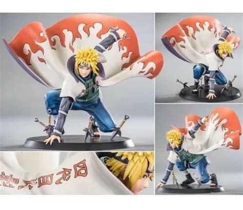 Boneco Minato Namikaze Figure Action Naruto 14 Cm Pvc Parcelamento