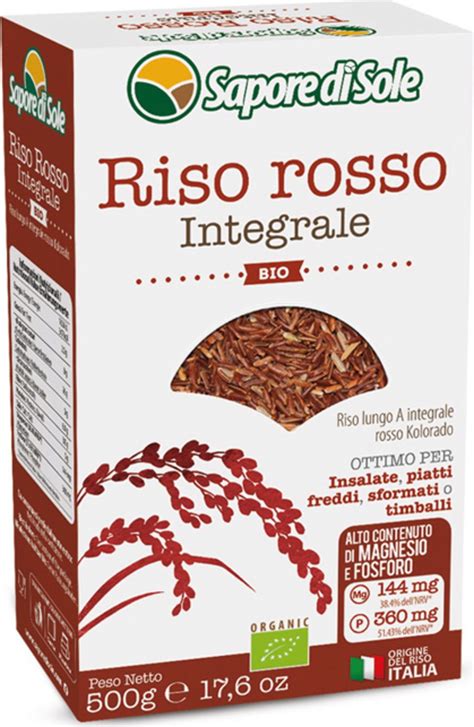 Sapore Di Sole Riso Rosso Integrale Bio 500 G Piccantino Shop Online