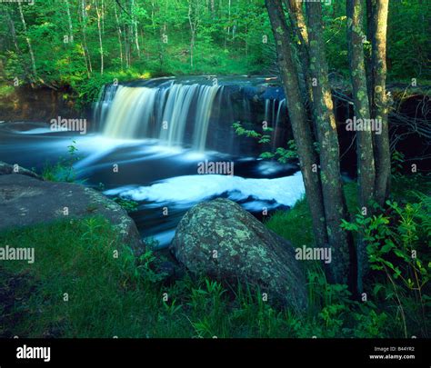 Wolf Creek Falls Banning State Park Minnesota Stock Photo Alamy