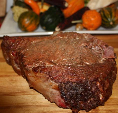 Wood Fired Ribeye Steak Recipe Topped With Butter For Added Richness