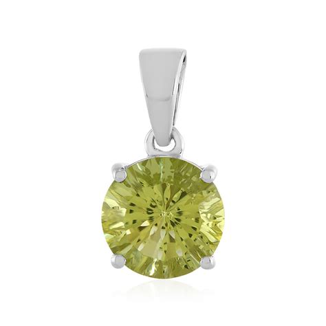 Ciondolo In Argento Con Quarzo Limone 9541GJ Gioielli Juwelo