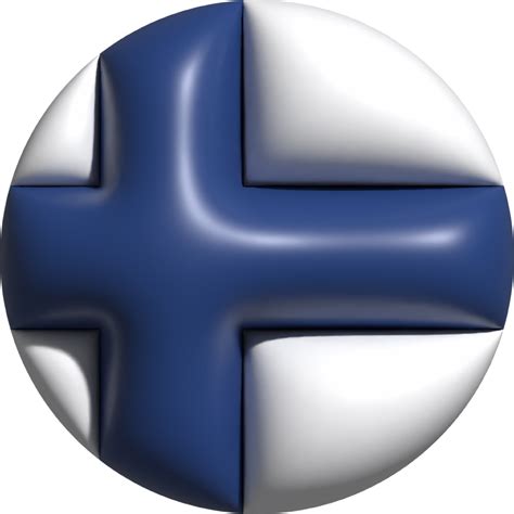 Finland Flag Circle 3d 22501772 Png