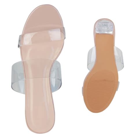 Damen Pantoletten In Nude Lack Online Kaufen