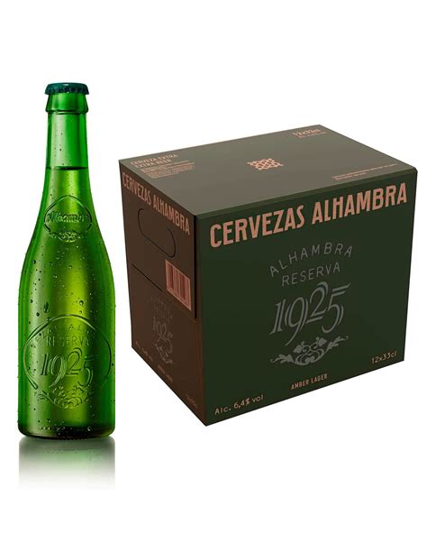 ALHAMBRA CERVEZA RESERVA 1925 33CL CAJA 24 Und