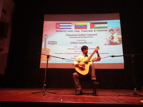 Classical Guitar Concert In Solidarity With Cuba Venezuela And