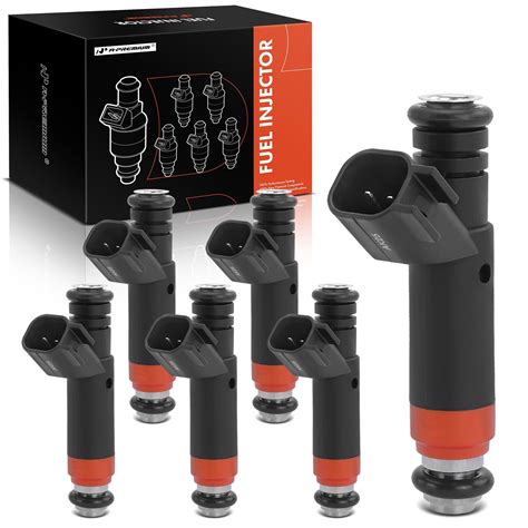 6 Pcs Black Fuel Injectors For Ford F 150 99 03 E 150 E 250 Econoline