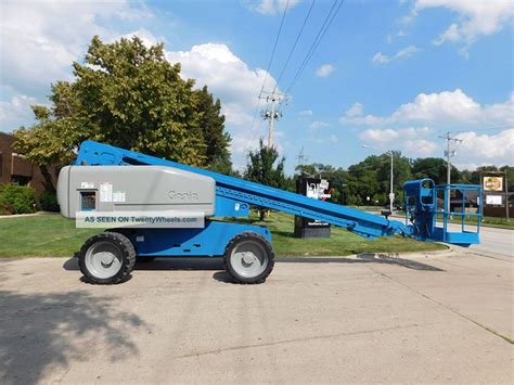 2007 Genie S60 500lb Pneumatic Boom Lift Diesel Lift Truck Man Lift 4x4