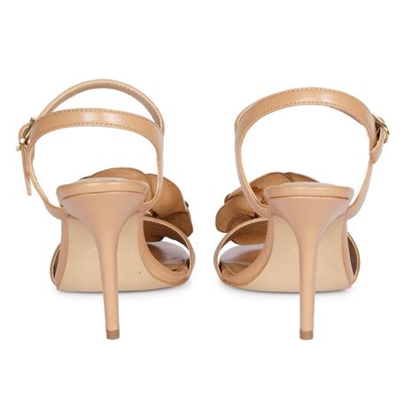 Hailey Nude Strap Sandals Saint G Wolf Badger
